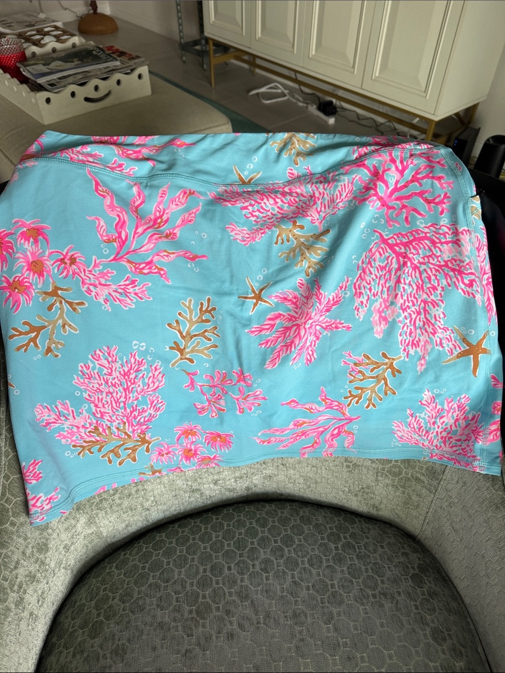Lilly Pulitzer Maryana Skort in Aqua & Pink XXL NWT - Picture 4 of 4